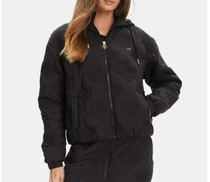 Chaqueta De Plumas Mujer Guess V5YL03WHEB2 FJ87 Negra - Imagen 1 de 3