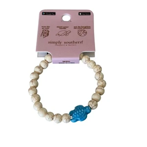 Bracciale Simply Southern Turtle Tracker Perline Nuovo con etichette Unisex - Foto 1 di 2