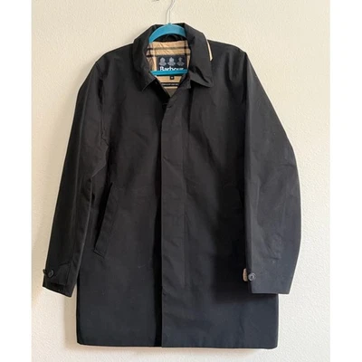 Barbour Men's Size Medium black Colt Tartan Lined Full Zip Jacket Waterproof - Image 1 of 4