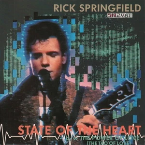 Rick Springfield State of the Heart 7" vinyl UK Rca 1985 pic sleeve has number - Bild 1 von 3