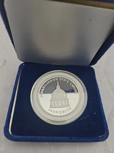 JADAM INC 1990 Harrisburg PA 1oz SILBER KUNSTMEDAILLE, .999 SILBER! - Bild 1 von 4