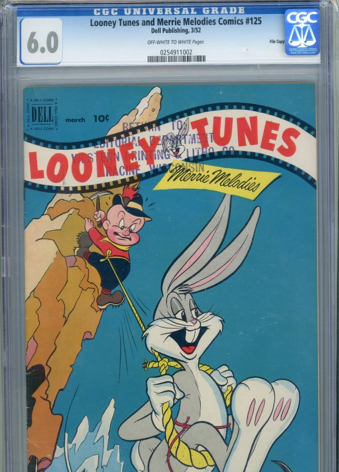 LOONEY TUNES AND MERRIE MELODIES COMICS #125 SOLID GRADE HILARIOUS COVER FILE CO - Image 1 of 1