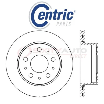 Centric C-TEK Disc Brake Rotor for 2014-2018 Ram ProMaster 1500 3.0L 3.6L L4 jn Foto 1 de 4