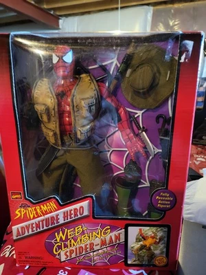 Raro 2000 Toy Biz Marvel Homem-Aranha Herói de Aventura Boneco Bombeiro Na Caixa Novo  - Imagem 1 de 4