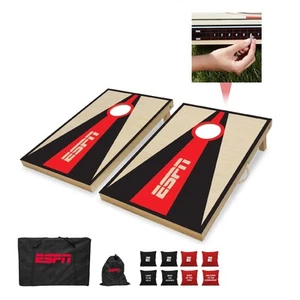 Solid Wood Cornhole Board Set, Includes Bean Bags and Travel Case, Ideal for ... - Picture 1 of 7