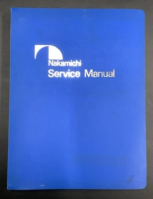 Nakamichi 1000, 600, OMS-5, OMS-50, OMS-2, OMS-20, SR-4 ¡Manuales de servicio! Foto 1 de 4