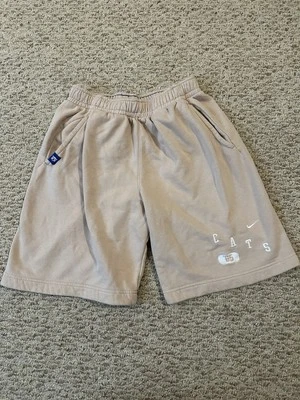 Nike Kentucky Wildcats Fleece Shorts Tan Mens Small Beige NCAA Basketball - Image 1 of 4