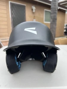 2022 Easton Gametime II Baseball Batting Helmet Size 6-3/8 to 7-1/8 Black - Picture 1 of 15