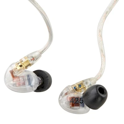 Auriculares estéreo internos con aislamiento de sonido Shure SE425 (claros) Foto 1 de 4