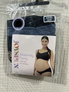 Paquete de 3 bragas de maternidad de bikini debajo del vientre Joyspun Plus para mujer nuevas con etiquetas XXXL (22) - Imagen 1 de 3