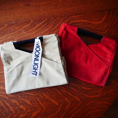 2 carteras colgantes vintage años 70 San Francisco Moonlight disco Dolly NOS Hipster Foto 1 de 3