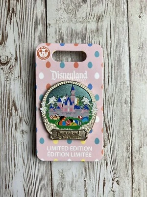 Disneyland Disney Park 2022 Castillo de la Bella Durmiente Feliz Pascua Cesta LE NUEVO Foto 1 de 4