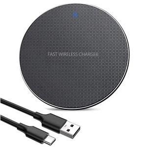 Cargador inalámbrico 10w para Apple iPhone 15 14 13 12 11 X Pro, Plus, Pro Max - Imagen 1 de 12