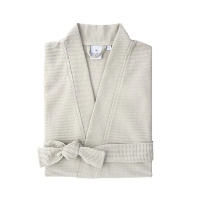 BATA DE BAÑO KIMONO UNISEX ASTREENA DE YVES DELORME, FRANCIA--TEJIDO GOFRE ALGODÓN Foto 1 de 4