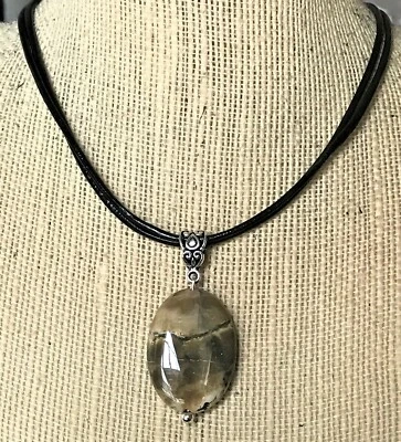 Collar colgante de jaspe de piedras preciosas naturales Fengshui Chakra EE. UU. Foto 1 de 3