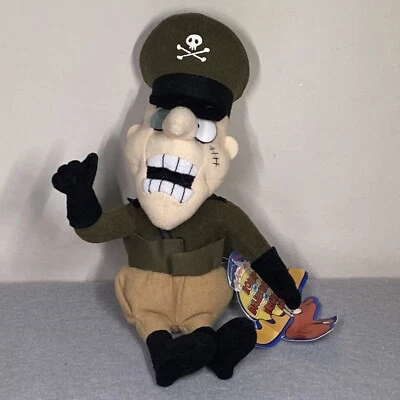 Juguete de peluche Rocky and Bullwinkle & Friends Fearless Leader 1999 Stuffins 8" ¡NUEVO CON ETIQUETAS!! Foto 1 de 4