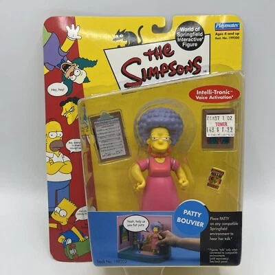 Figura de acción Los Simpson PATTY BOUVIER Playmates serie 4 nueva en paquete Foto 1 de 4