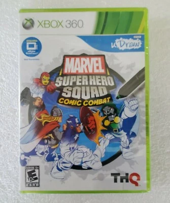 uDraw Marvel Super Hero Squad: Comic Combat - Xbox 360 NOVO E LACRADO - Imagem 1 de 3