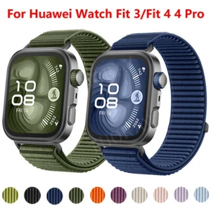 Für Huawei Watch Fit 3 4 4 Pro Nylon Sport Armband Uhrenarmband Ersatz Nylonband - Picture 1 of 28