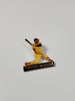 Reggie Jackson 1986 Souvenir Pin Home Run NO 537 MAY 4, 1986 LA Angels - Image 1 of 4