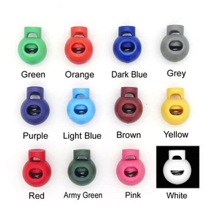Colorful Spherical cord stopper lock end toggles Ball Cord Locks - Picture 1 of 12