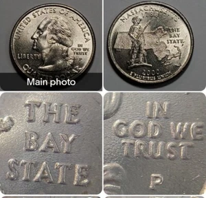 2000 p Au Massachusetts Washington Quarter DDO AND DDR Must See Great Coin#1 - Picture 1 of 10