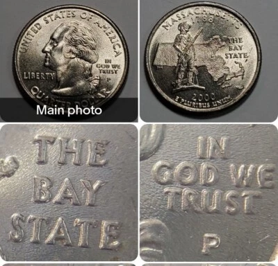 2000 p Au Massachusetts Washington Quarter DDO AND DDR Must See Great Coin#1 - Image 1 of 4