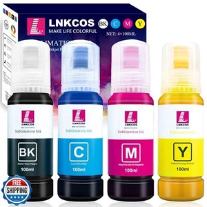 LNKCOS 400ML Sublimation Ink Compatible for EcoTank ET-2400 ET-2720 ET-2800 E - Bild 1 von 4