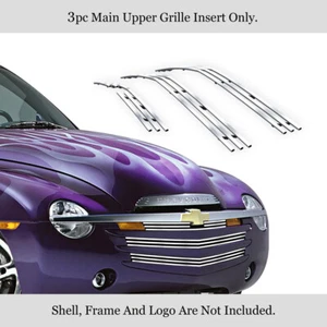 Fits 2003-2006 Chevy SSR Main Upper Billet Grille Insert - Picture 1 of 7