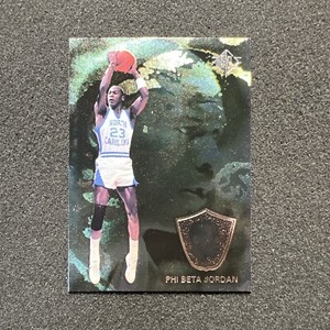 1998-99 UD SP Top Prospects MICHAEL JORDAN #J12 North Carolina HOLOFOIL PHI BETA