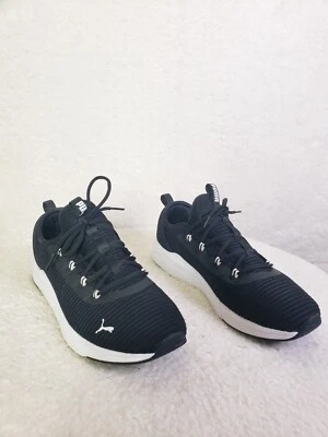 Puma Softride изящный женщин кроссовок 11 черная сетка шнурует вверх работает активная обувь - Изображение 1 из 4