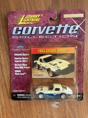 Johnny Lightning Corvette Collection Serie 1 1963 Grand Sport Chevy Chevrolet Foto 1 de 2