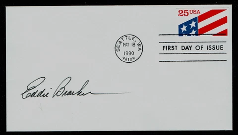 Eddie Bracken (d. 2002) signed autograph First Day Cover Roy Walley in Vacation Cover