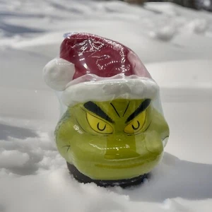 New; Dr. Seuss The Grinch Christmas Large Ceramic Cookie Jar. Sealed With Tag.. - Picture 1 of 4