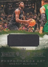 2013-14 Court Kings Performance Art Memorabilia #34 Andray Blatche Jersey /299 