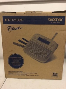 Brother P-Touch PTD210 Easy-to-Use Label Maker Bundle 4 Label Tapes Included ... - Picture 1 of 7