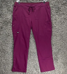 Grey’s Anatomy Scrub Pants XL Wild Berry Fuchsia Discontinued Color Nurse Ladies - Picture 1 of 9