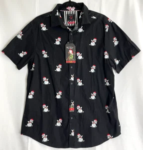 Happy Paw-Lidays Christmas Shirt  Denim&Flowers Ricky Singh  Let It Snow New LG - Picture 1 of 9