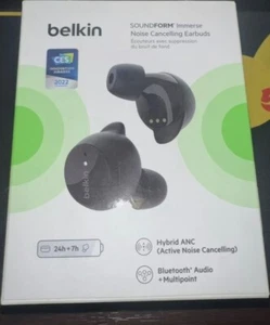 Belkin SOUNDFORM Immerse Noise Cancelling Earbuds, True Wireless Earbuds - Picture 1 of 3