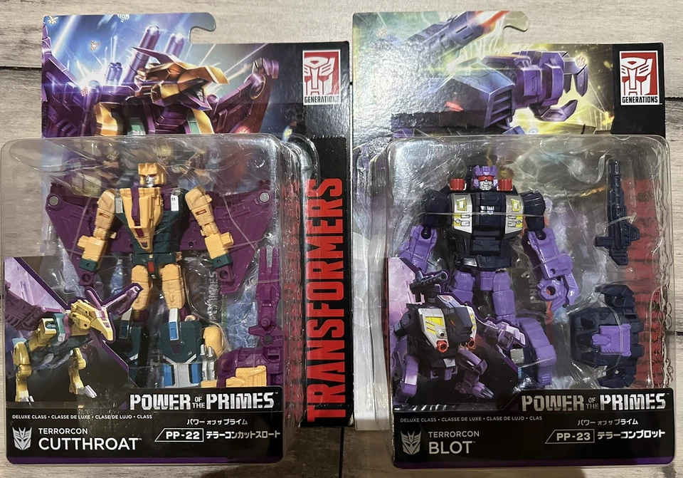TAKARA VERSION! TERRORCON ABOMINUS CUTTHROAT+BLOT Power Prime Combiner POTP - Image 1 of 2