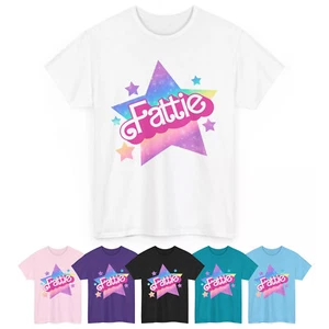 T-shirt graphique unisexe en coton épais grande taille Fattie BBW Fat Girl style rétro années 90 - Photo 1 sur 31