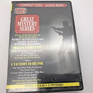 Alfred Hitchcock’s & Ellery Queen’s Great Mystery Series Audiobook 5 CD’s - Picture 1 of 3