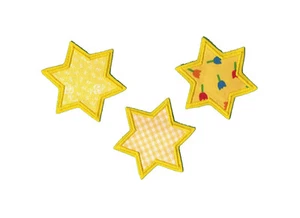 Stern zum aufbügeln 1 Aufnäher #91 GG # Neu Applikation Star gelb Sternchen - Bild 1 von 4