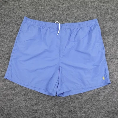Polo Ralph Lauren 泳裤男式 4XL Big Volley 短裤小马抽绳网眼布 — 第 1/4 张图片