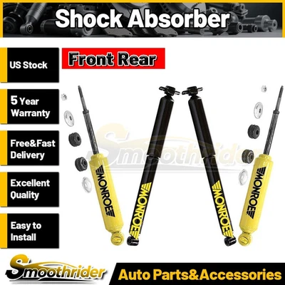 Amortiguador delantero trasero Monroe 4 piezas para Chevrolet Express 2500 1996-2001 2002 Foto 1 de 4