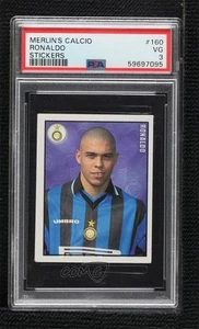 1997-98 Merlin Calcio Stickers Ronaldo #160 PSA 3 - Picture 1 of 3