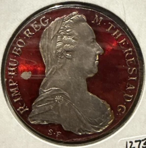 1780 Austria Beautifully Enamelled  Thaler  C8 - Bild 1 von 3