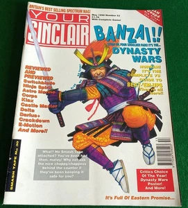 Your Sinclair Magazine Issue 53 May 1990 Very Good Condition - Picture 1 of 2