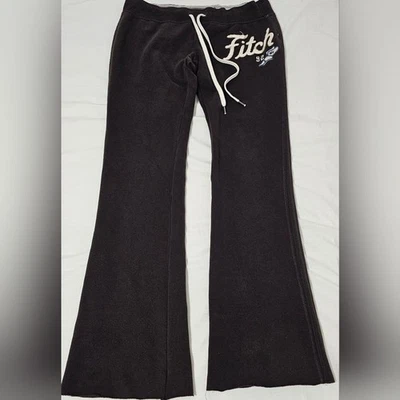 Abercrombie & Fitch NY 92 Brown Fitch Perfect Stretch Sweatpants Altered Bottom - Image 1 of 4