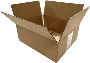 50 10x8x6 Cardboard Paper Boxes Mailing Packing Shipping Box Corrugated Carton - Picture 1 of 2